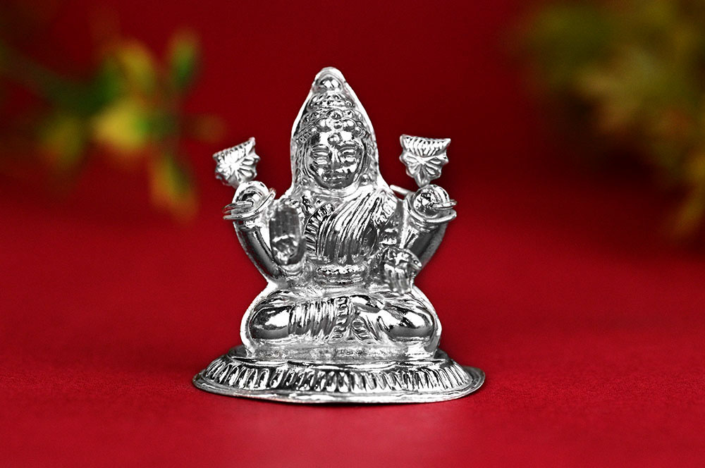 Laxmi Idol (925 Sterling Silver)